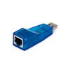 Adaptador Usb 2.0 Lan Placa Rede Externa Rj45 Azul - 1