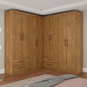 Ver imagem 1 de Closet Casal Duplo Lu 8 Portas 4 Gavetas