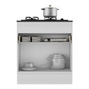 Ver imagem 3 de Balcão Cozinha Para Cooktop 70 Cm 1 Porta 1 Gaveta Branco