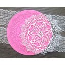 Ver imagem 1 de F468 MOLDE DE SILICONE RENDA DE AÇÚCAR CONFEITARIA BISCUIT