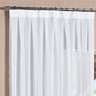 Cortina 2 Folhas Voil Importado Deluxe Casaborda 2,70mx3,00m - 2