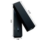 Ver imagem 2 de Arandela Cabeceira de Cama Preta Articulável Led Bivolt