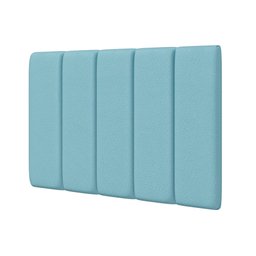 Painel Modulado Nashira 100 / A-043 Couro Azul Bebê - 2
