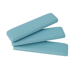 Painel Modulado Nashira 100 / A-043 Couro Azul Bebê - 5