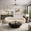 Ver imagem 2 de Sofá Star 190 Cm Orgânico Decorativo Sala Recepção Zahav:bege