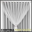 Ver imagem 6 de cortina pé direito 5,00 x 4,50 c/voal Fiori blackout branco