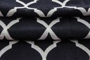 Ver imagem 3 de Tapete Passadeira 1,35M X 50CM Arabesco Antiderrapante Preto/Branco