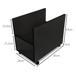 Suporte Porta Gabinete Cpu e Estabilizador com Rodinhas - 4