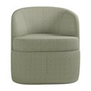 Ver imagem 7 de Kit 2 Poltronas Decorativas Design Moderno Bel Sala de Estar Base Giratória Bouclê Verde Oliva G33 -