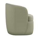 Ver mais imagens de Kit 2 Poltronas Decorativas Design Moderno Bel Sala de Estar Base Giratória Bouclê Verde Oliva G33 -