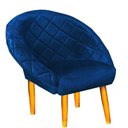 Ver imagem 2 de Cadeira Golden Lux Sofisticação Conforto Cada Detalhe Marinho