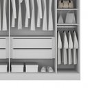 Ver imagem 7 de Guarda-Roupa Casal 6 Portas 4 Gavetas Safira Bianchi Móveis