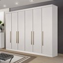 Ver imagem 1 de Guarda-Roupa Casal 6 Portas 4 Gavetas Safira Bianchi Móveis