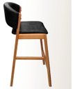 Ver imagem 7 de Banqueta Alta Cozinha Sala Jantar Estrutura Madeira Charmy:Verniz/Preto