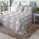 Ver imagem 2 de Jogo de Cama King Estamparia -premium Plus Etnica Cinza