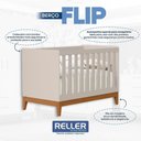 Ver imagem 5 de Berço Americano Mini Cama Flip Areia Fosco - Reller Móveis