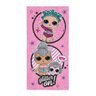 Toalha de Banho Infantil Lepper -aveludada Transfer Lol Glitter - 1