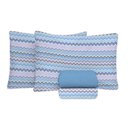 Ver imagem 1 de Jogo de Cama King Estamparia -premium Plus Azul Anil