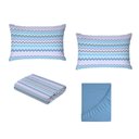Ver imagem 7 de Jogo de Cama King Estamparia -premium Plus Azul Anil