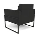 Ver imagem 5 de Kit 2 Poltronas Base Industrial Alta Preto Marisa Veludo D03 - D\'rossi Cor Preto