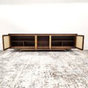 Ver imagem 4 de Balcão Buffet Ricco 273 Laminado 5 Portas com Palhinha Imbuia