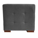 Ver imagem 3 de Kit 2 Puffs Cuba Decorativo Suede Cinza - D'Rost