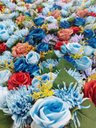 Ver imagem 3 de Jardim Vertical 1 Metro Misto de Rosas Artificiais