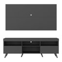 Ver imagem 7 de Rack com Painel para Tv até 65 Polegadas e Pés Retrô Flórida Multimóveis Preto