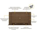 Ver imagem 5 de Painel com Suporte para TV até 60 Polegadas Nogueira