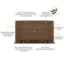 Ver imagem 6 de Painel com Suporte para TV até 60 Polegadas Nogueira