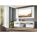 Ver imagem 6 de Rack com Painel para TV até 65 Polegadas e Pés Retrô Flórida Multimóveis Branco/Natural