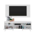 Ver imagem 7 de Rack com Painel e Suporte para TV até 65 Polegadas e Pés Retrô Flórida Multimóveis Branco