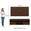 Ver imagem 5 de Rack com Painel para TV até 65 Polegadas e Pés Retrô Flórida Multimóveis Duna/Branco