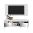 Ver imagem 3 de Rack com Painel e Suporte para TV até 65 Polegadas com Espelho e Pés Retrô Flórida Multimóveis Branc