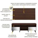Ver imagem 4 de Rack com Painel e Suporte para TV até 65 Polegadas com Espelho e Pés Retrô Flórida Multimóveis Duna/
