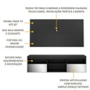Ver imagem 4 de Rack com Painel para TV até 65 Polegadas e Espelho Flórida Multimóveis Preto