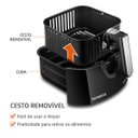 Ver mais imagens de Fritadeira Elétrica sem Óleo Mondial 4 Litros Preta 127v Afn-40-fb 7805-01