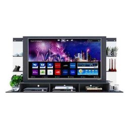 Painel para TV até 65 Polegadas com Espelho Nairóbi Plus Multimóveis Preto - 3