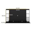 Ver imagem 5 de Painel para Tv até 60 Polegadas com Espelho Nairóbi Plus Multimóveis Preto