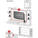 Ver imagem 7 de Painel para Tv até 60 Polegadas com Espelho Nairóbi Plus Multimóveis Preto