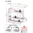 Ver imagem 5 de Treliche com Colchão Incluso e Barra de Proteção Multimóveis
