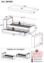 Ver imagem 4 de Bicama Solteiro com Colchão Incluso e Baú Embutido Multimóveis