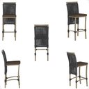 Ver imagem 5 de Mesa Bistrô e 4 Banquetas Roma Fendi Corda Náutica Estofado 9 Trama Original