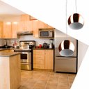 Ver imagem 2 de Lustre Pendente Aluminio Bola Duplo 15cm New Cobre