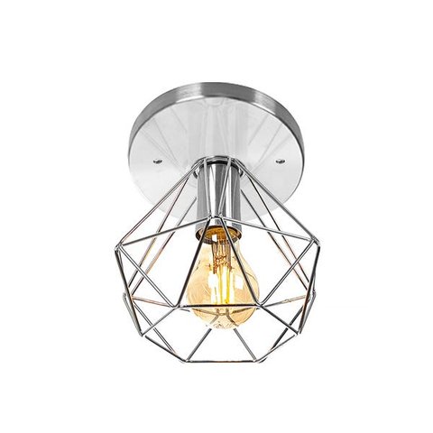 Lustre Plafon Aramado Diamante Majestoso Redondo