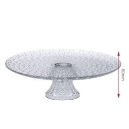Boleira de Vidro com Pé e Tampa Gourmet 32cm - 2
