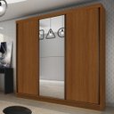 Ver imagem 1 de Guarda-Roupa Casal com Espelho 3 Portas 4 Gavetas Lisboa Bianchi Móveis