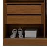 Guarda-Roupa Casal com Espelho 3 Portas 4 Gavetas Lisboa Bianchi Móveis - 6