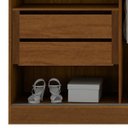 Ver imagem 6 de Guarda-Roupa Casal com Espelho 3 Portas 4 Gavetas Lisboa Bianchi Móveis