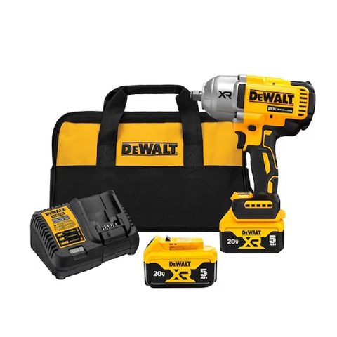 Chave de Impacto Dewalt 1/2pol 1.898nm C/2bat 5ah+carregador